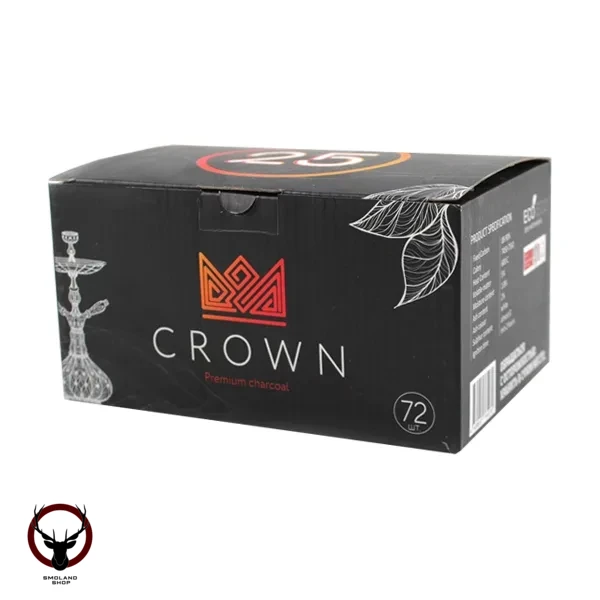 Уголь Crown кокосовый 72 шт (25 мм)