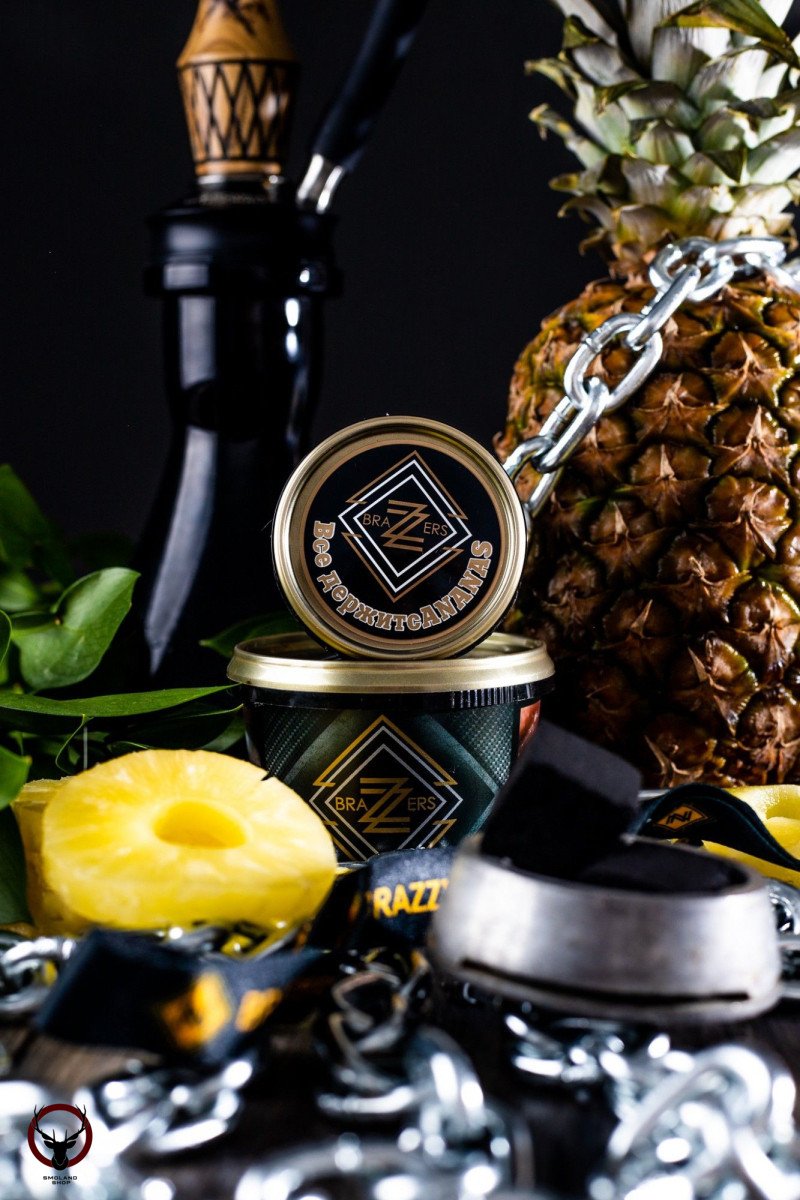 Табак Brazzers - Все держитсANANAS 200 гр. (Все Держитс Ананас)