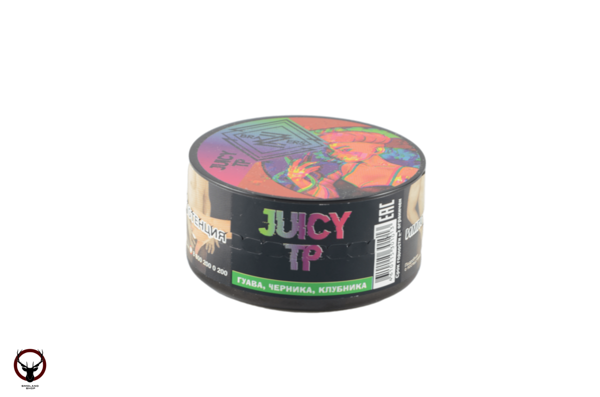 Табак Brazzers - Juicy TP  (Гуава, черника, клубника) 20 гр. (Джус Тп)