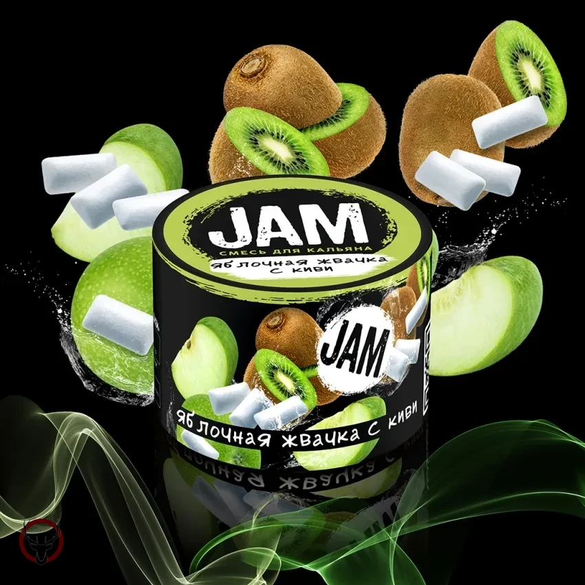 JAM Жвачка с киви и яблоком 50гр МРК