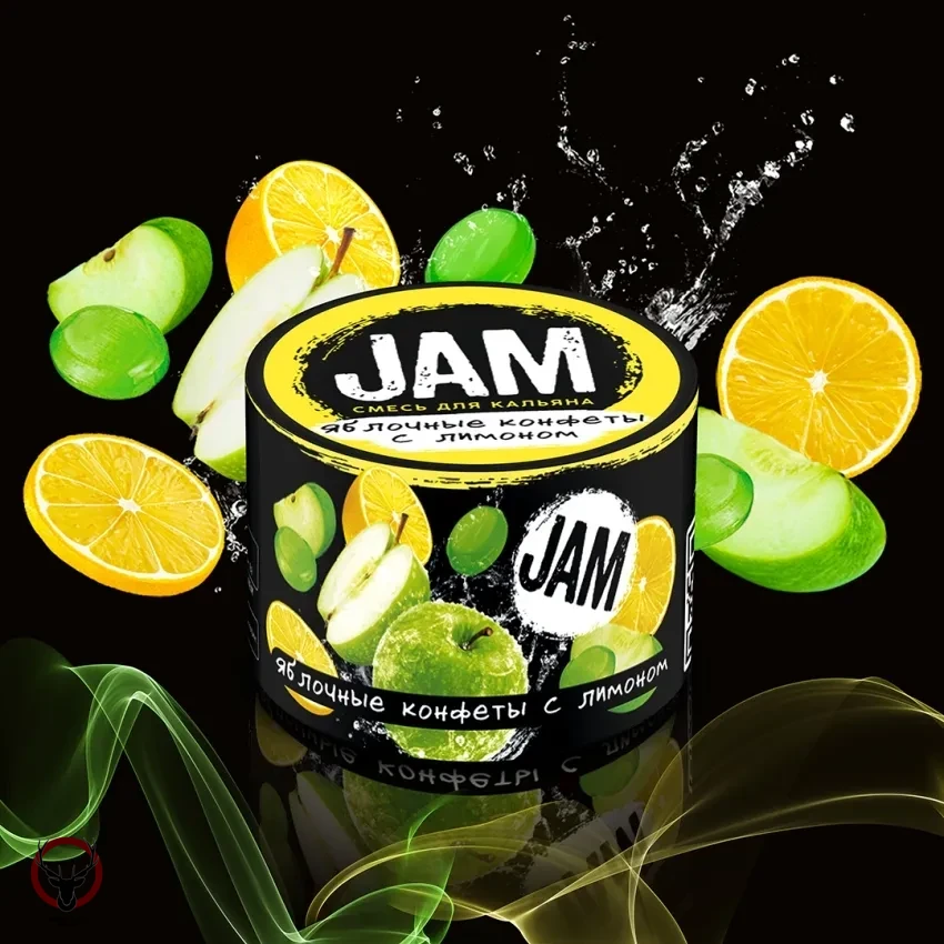 JAM Яблочные леденцы с лимоном 50гр МРК