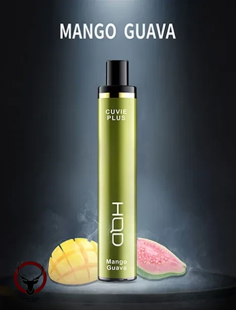 HQD Cuvie Plus оригинал - Mango Guava (Манго Гуава), 1200 затяжек, 20 мг(2%)