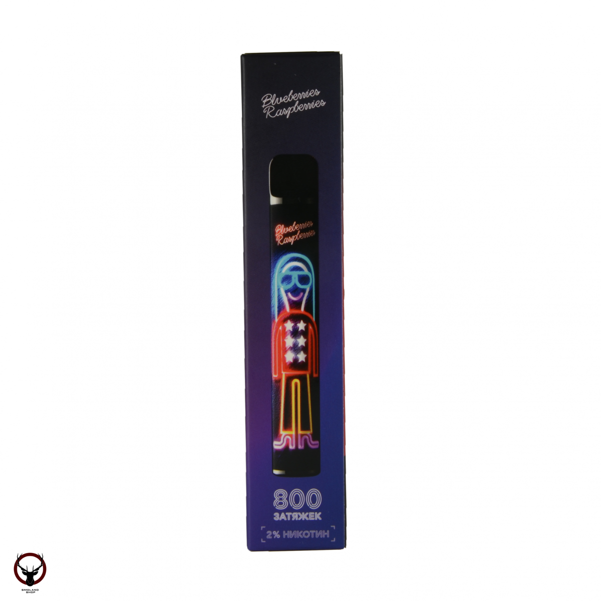 Испаритель Crash - Blueberries Raspberries (Черника,малина) 800 затяжек, 2%