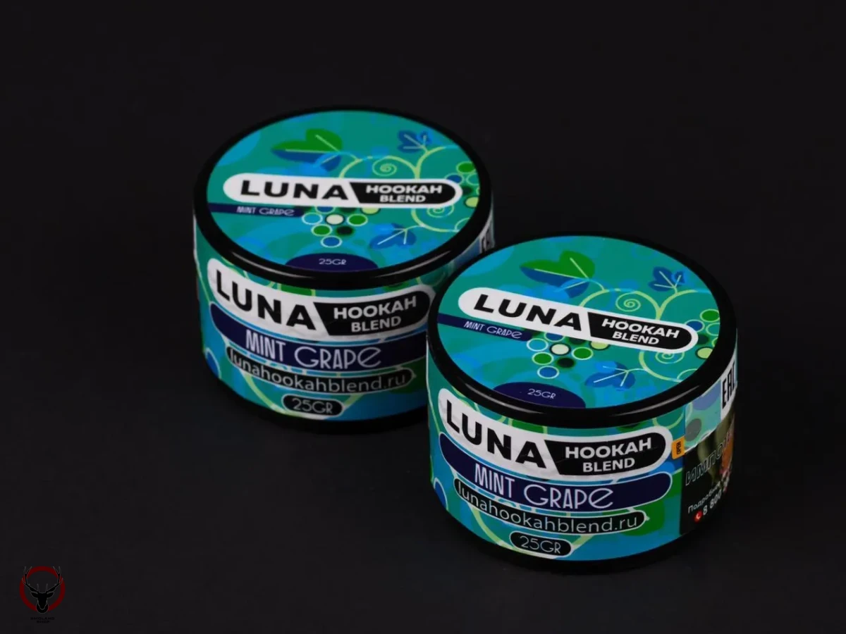 Табак LUNA - Mint grape 25 гр. (Мята Виноградная)