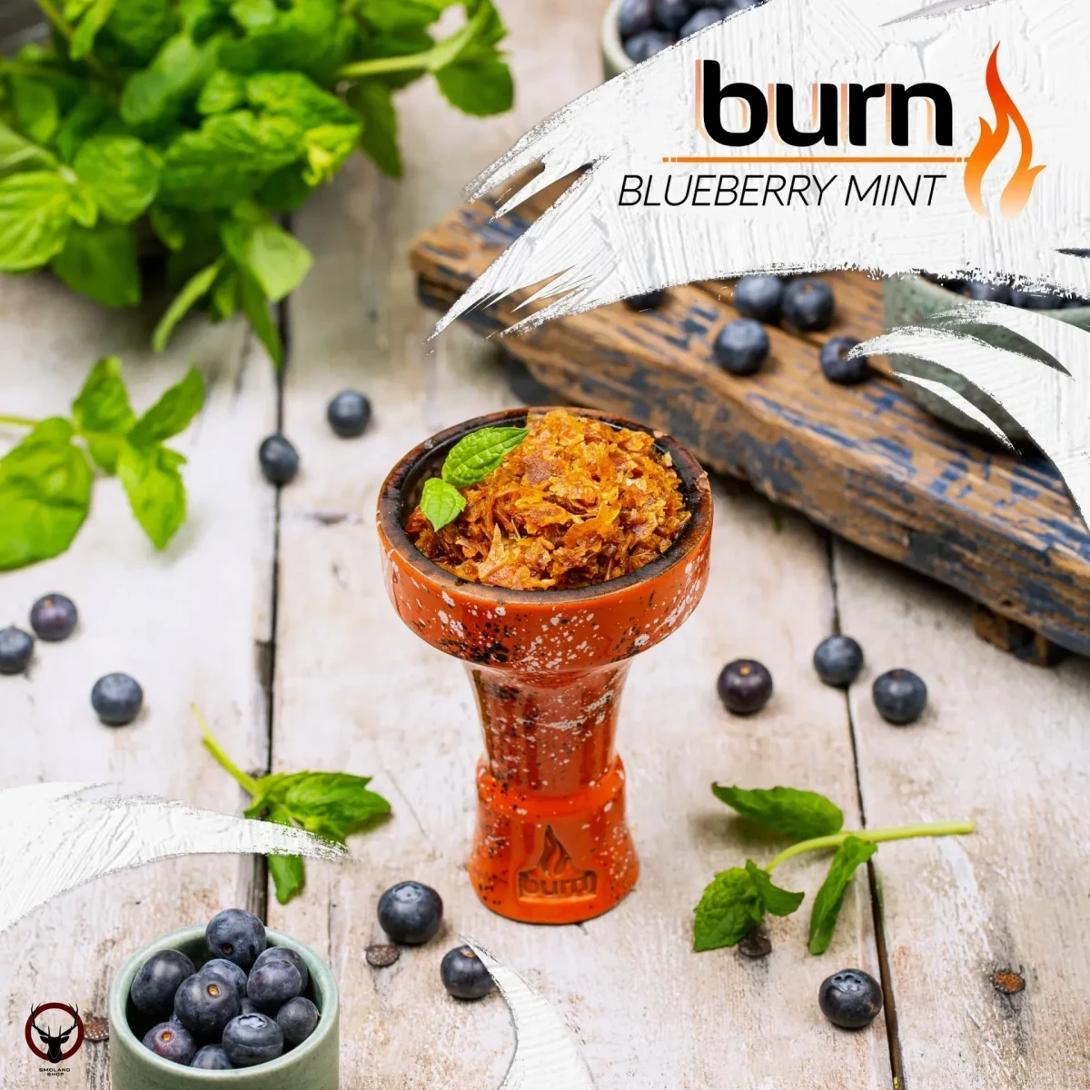 Burn Blueberry mint 100гр МРК
