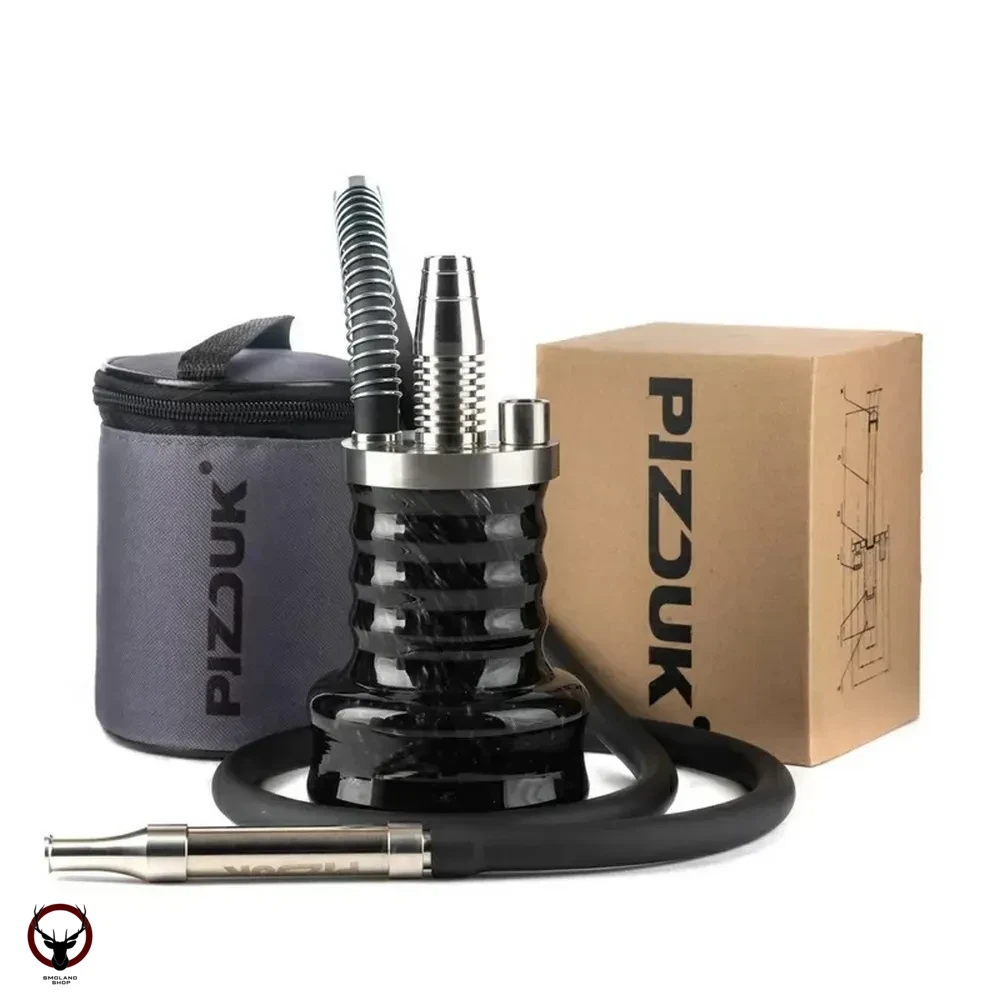 Кальян Pizduk Hookah (bordeaux-bag) чёрная колба