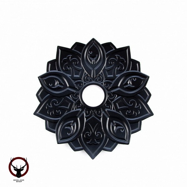 Шахта Karma 1.2 смола чёрная + блюдце