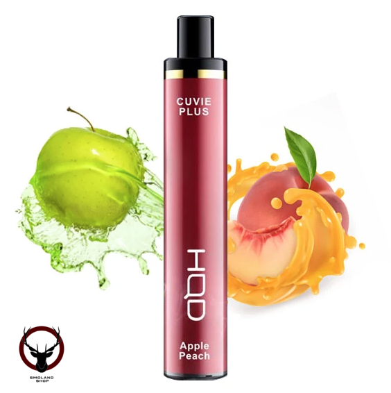 HQD Cuvie Plus Яблоко персик (1200 затяжек) МРК