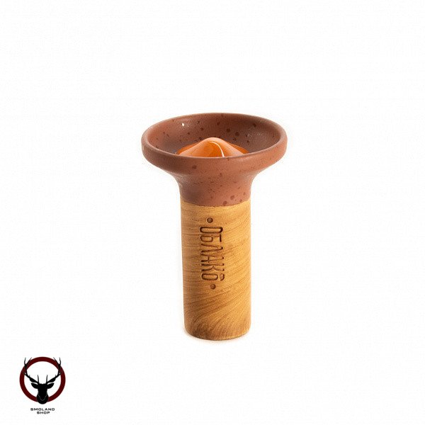Чашка Облако Flow orange on brown