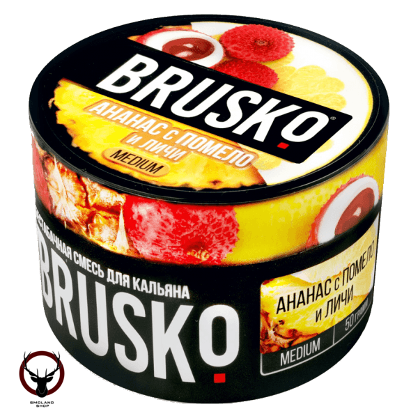 BRUSKO MEDIUM Ананас с помело и личи 50гр МРК