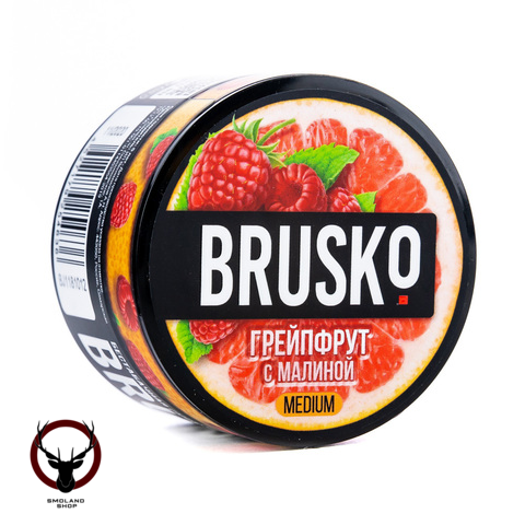 BRUSKO MEDIUM Грейпфрут с малиной 50гр МРК