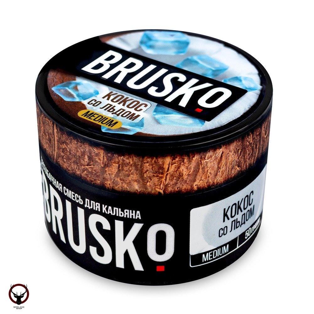 BRUSKO MEDIUM Кокос со льдом 50гр МРК
