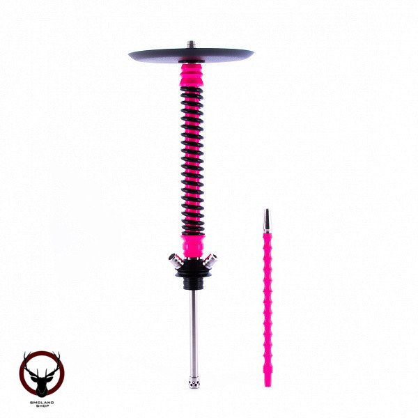 Кальян MAMAY CUSTOMS Coilovers розовый ф-чёрный (без колбы)