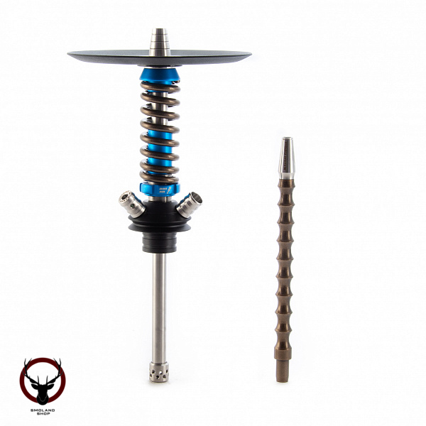 Кальян MAMAY CUSTOMS Coilover Micro голубой-бронза (без колбы) (гр.Bus)