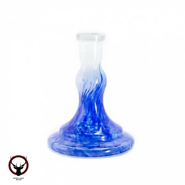 Колба Vessel Glass Волна крошка бело-синяя
