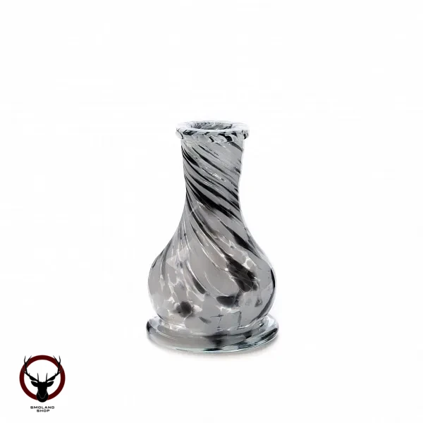 Колба Vessel Glass Капля Mini крошка бело-чёрная