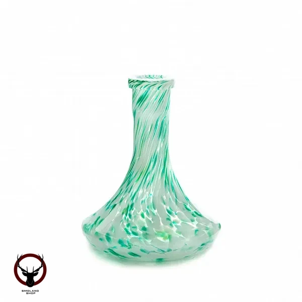 Колба Vessel Glass Крафт крошка бело-зелёная