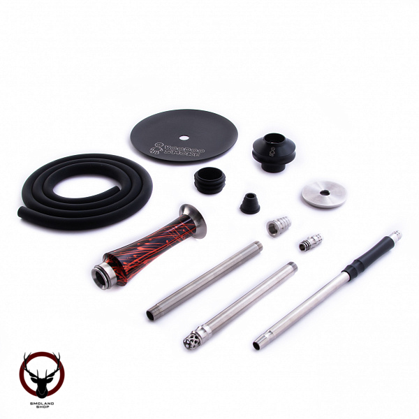 Кальян Voodoo Smoke DOWN Custom black-red