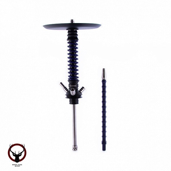Кальян MAMAY CUSTOMS Coilovers MINI чёрно-синий лак (без колбы) гр. космос