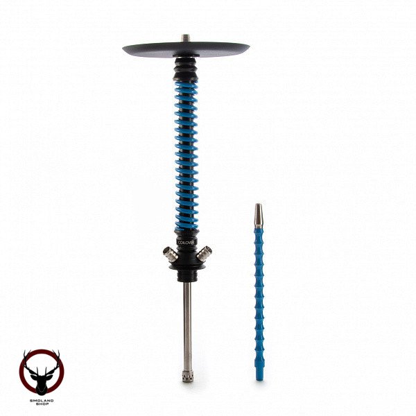 Кальян MAMAY CUSTOMS Coilovers чёрно-синий (без колбы)