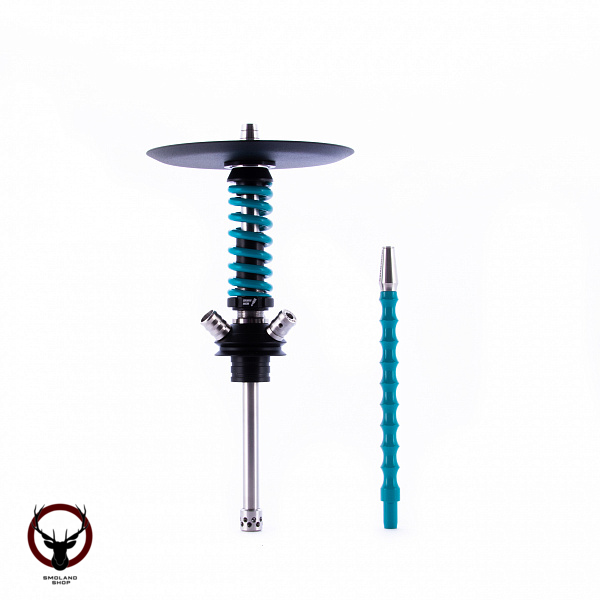 Кальян MAMAY CUSTOMS Coilover Micro чёрно-морская волна (без колбы) (гр. Космос)