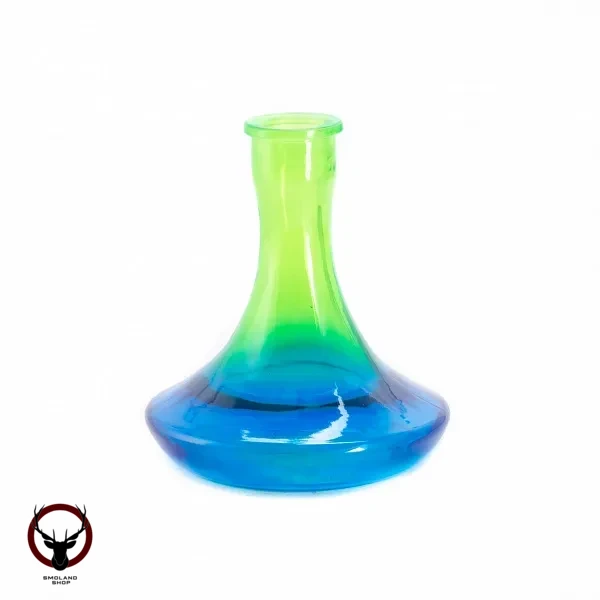 Колба Vessel Glass Крафт со швом сине-салатовый