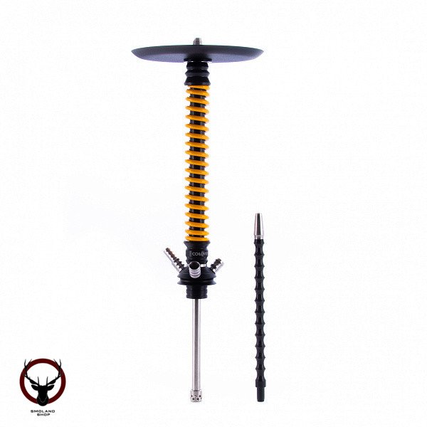 Кальян MAMAY CUSTOMS Coilovers чёрно-жёлтый (без колбы)