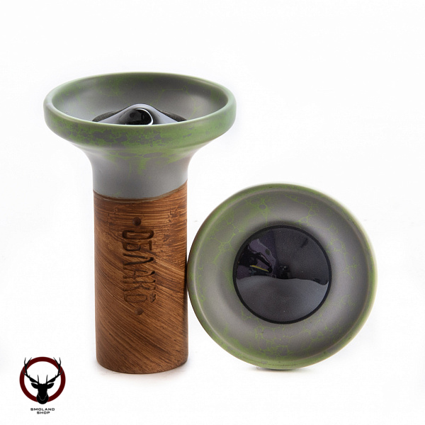 Чашка Облако Flow black on grey-green  marble