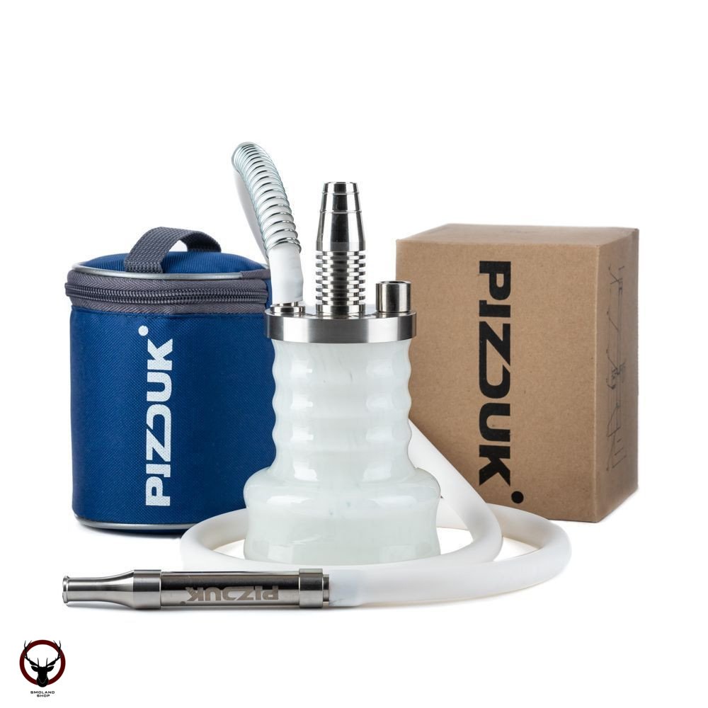 Кальян Pizduk Hookah (blue-bag) белая колба