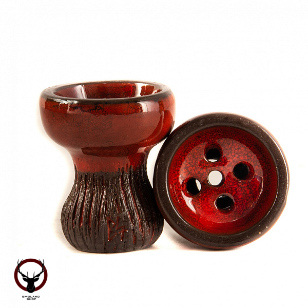 Чашка VINTAGE Blackstone bowl Turkish bubble wood красная