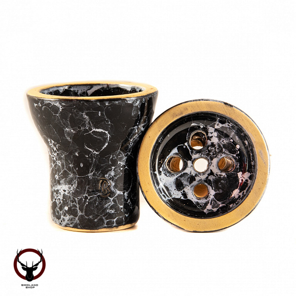 Чашка VINTAGE Horeca glaze black/white bubble