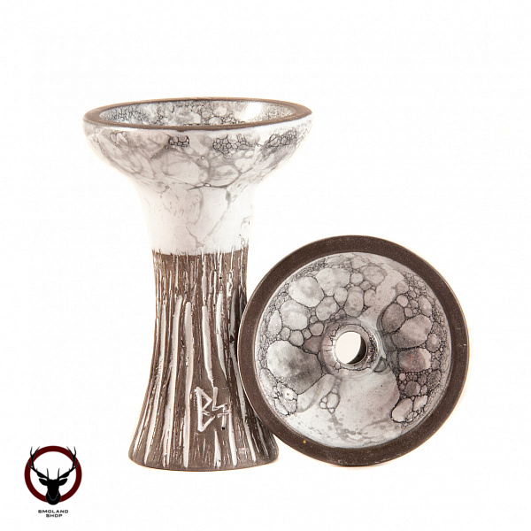 Чашка VINTAGE Blackstone bowl Alien bubble wood белая