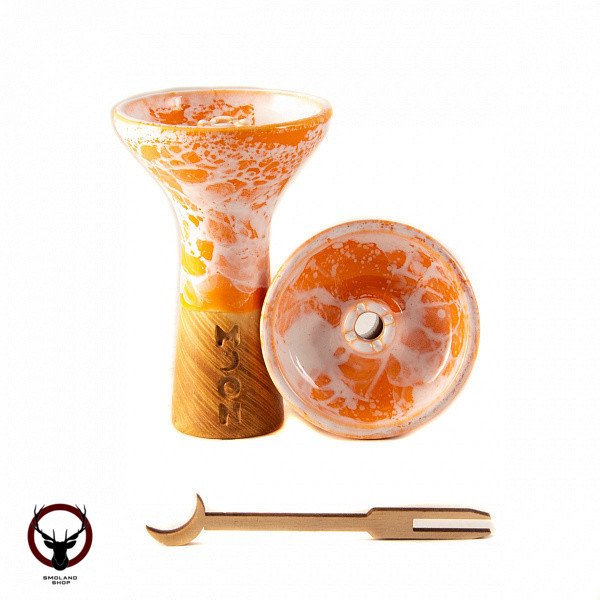Чашка MOON Phunnel Marble orange