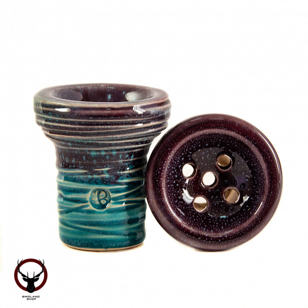 Чашка VINTAGE Glaze Nargilia Form фиолетово-бирюзовая