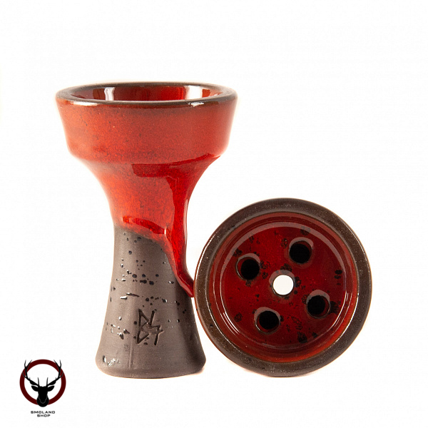 Чашка VINTAGE Blackstone bowl Killer glaze красная