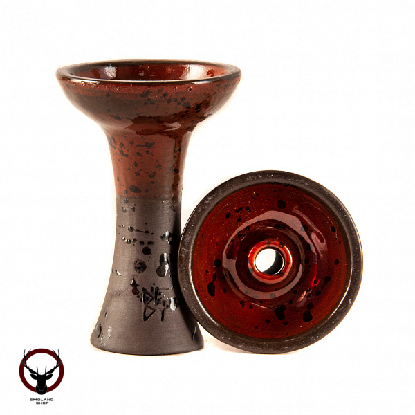 Чашка VINTAGE Blackstone bowl Alien glaze красная