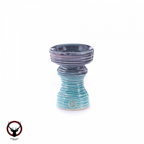 Чашка VINTAGE GLAZE Bohemia млечный путь (бирюзово-фиолетовая)