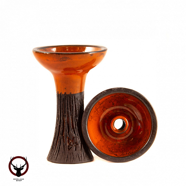 Чашка VINTAGE Blackstone bowl Alien bubble wood оранжевая