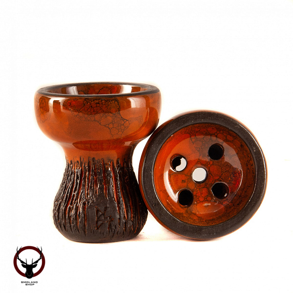 Чашка VINTAGE Blackstone bowl Turkish bubble wood оранжевая