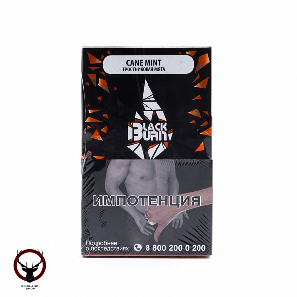 Burn BLACK Cane mint 100гр МРК