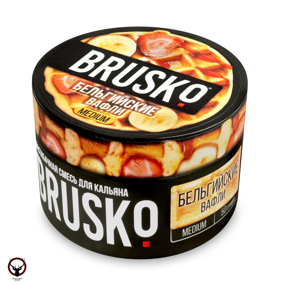BRUSKO MEDIUM Бельгийские вафли 50гр МРК