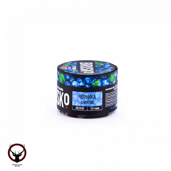 BRUSKO MEDIUM Черника с мятой 50гр МРК