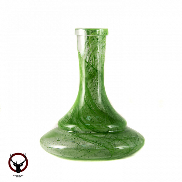 Колба Vessel Glass Эллипс крошка зелёный алебастр