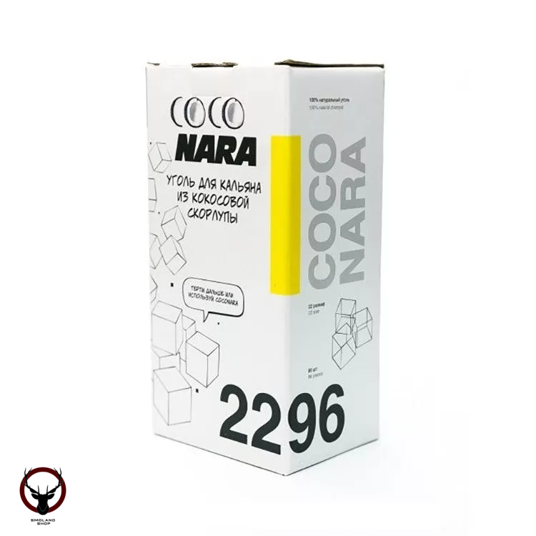 Уголь CoCo nara кокосовый 96 шт (22 мм)