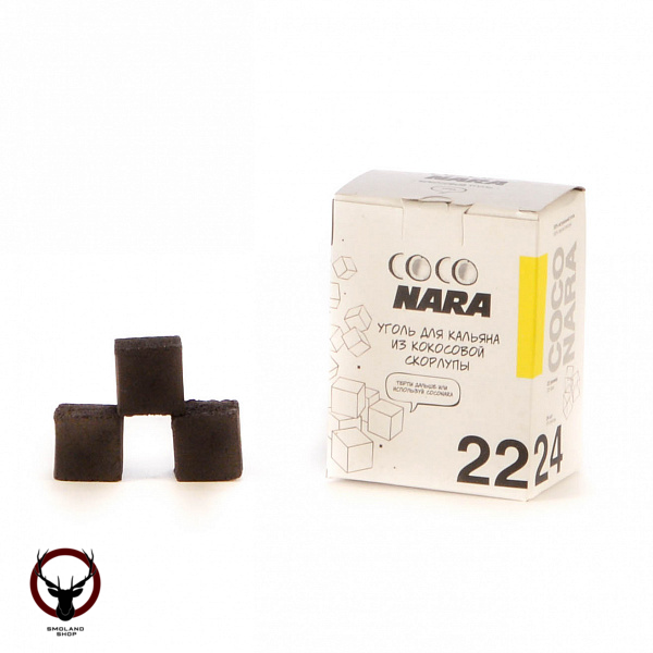 Уголь CoCo nara кокосовый 24 шт (22 мм)