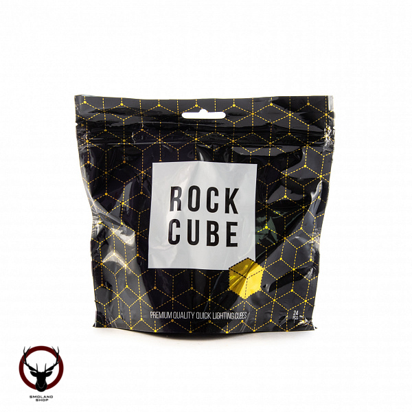 Уголь ROCK CUBE 24 шт быстроразжигающийся