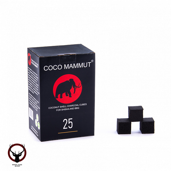 Уголь кокосовый COCO MAMMUT 72 шт (25 мм)