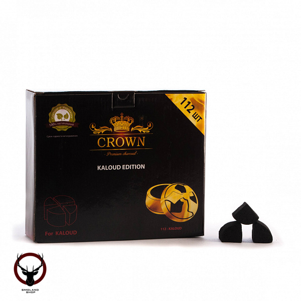 Уголь Crown кокосовый 72 шт под калауд 112