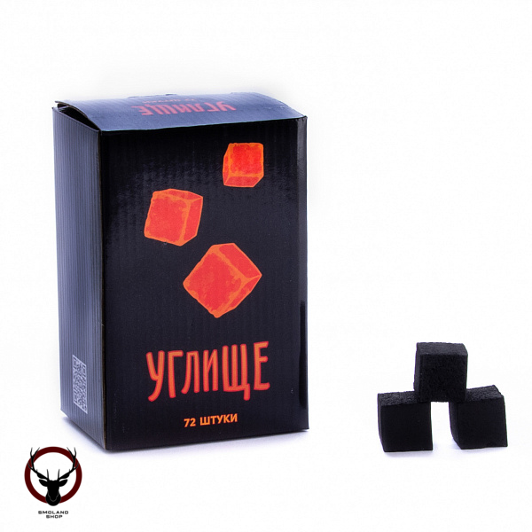 Уголь Углище кокосовый 72 шт (25 мм)