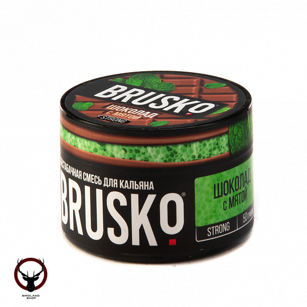 BRUSKO STRONG Шоколад с мятой 50гр МРК